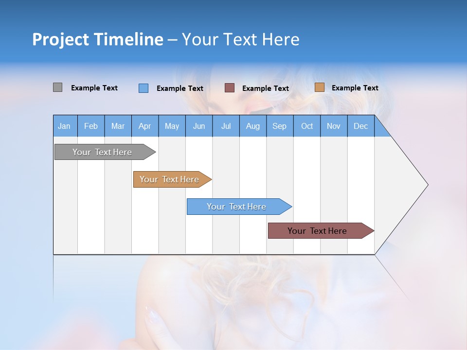 Young Red Hand PowerPoint Template
