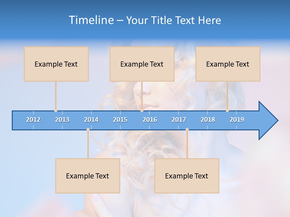 Young Red Hand PowerPoint Template