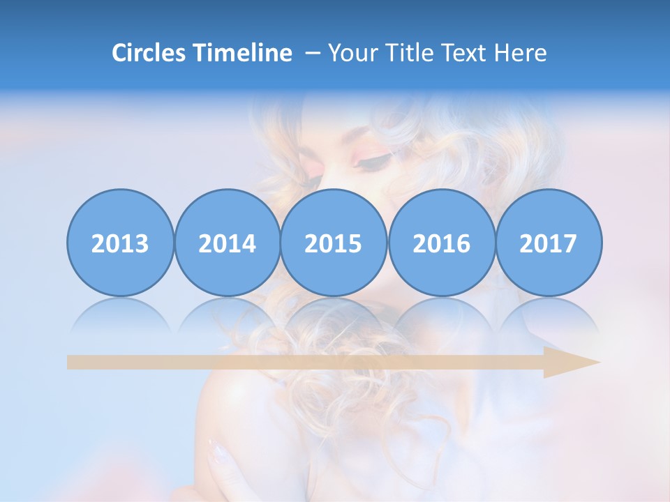 Young Red Hand PowerPoint Template