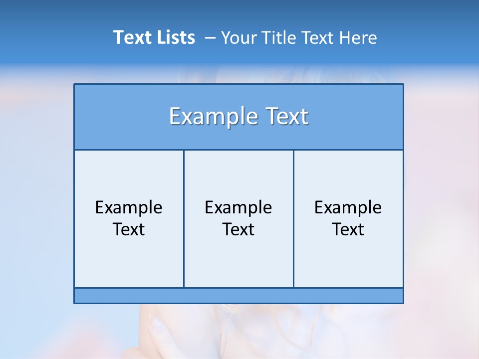 Young Red Hand PowerPoint Template