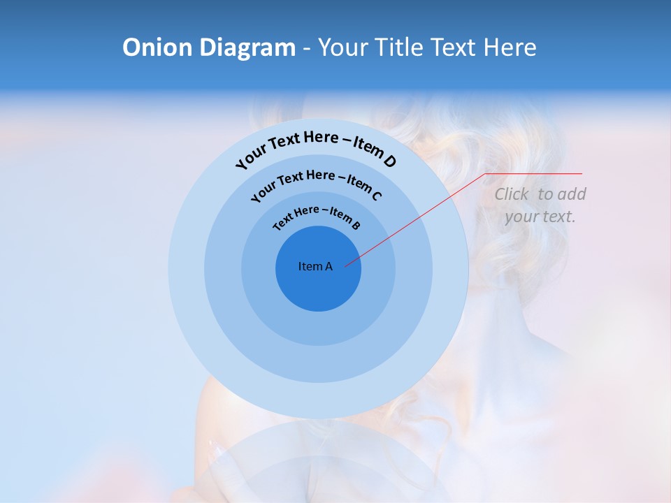 Young Red Hand PowerPoint Template