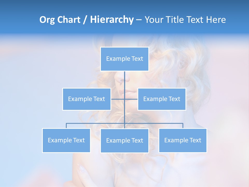 Young Red Hand PowerPoint Template