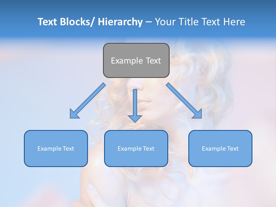 Young Red Hand PowerPoint Template