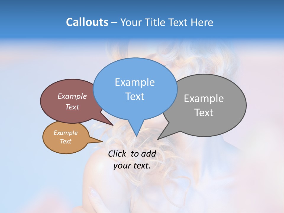 Young Red Hand PowerPoint Template