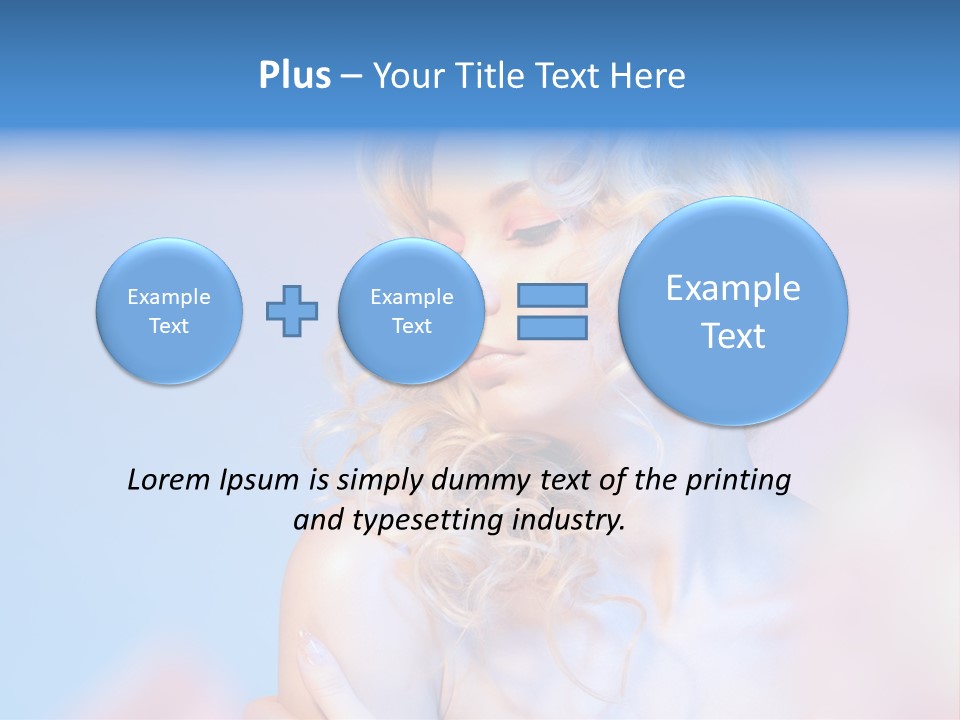 Young Red Hand PowerPoint Template