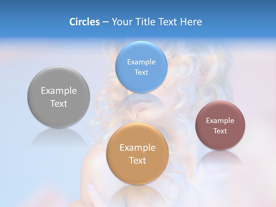 Young Red Hand PowerPoint Template