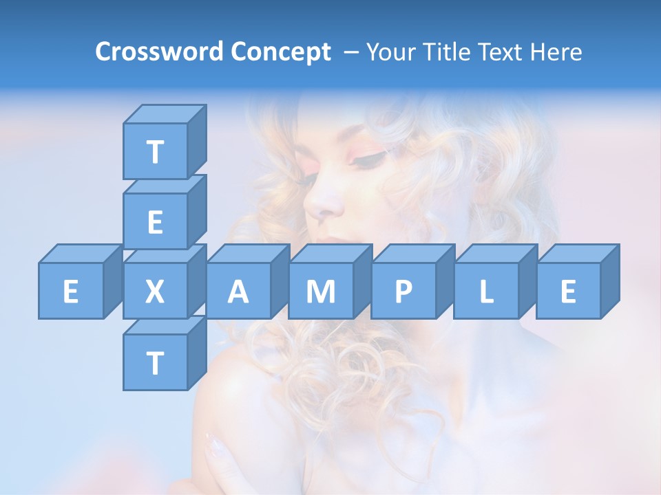 Young Red Hand PowerPoint Template