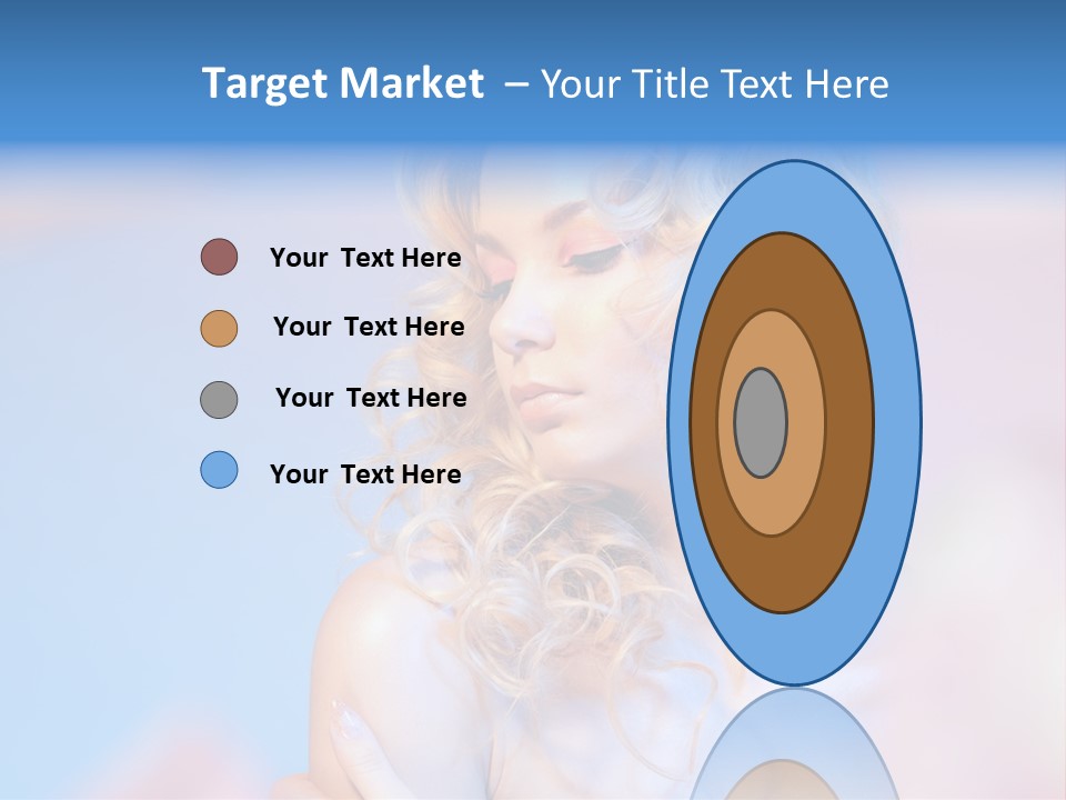 Young Red Hand PowerPoint Template