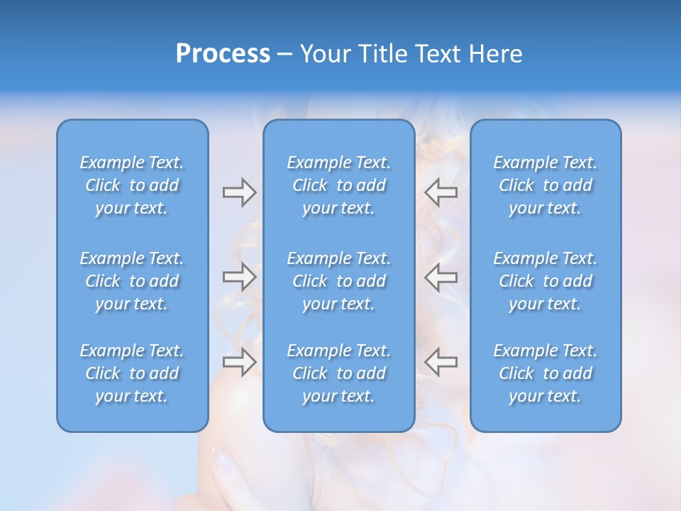 Young Red Hand PowerPoint Template