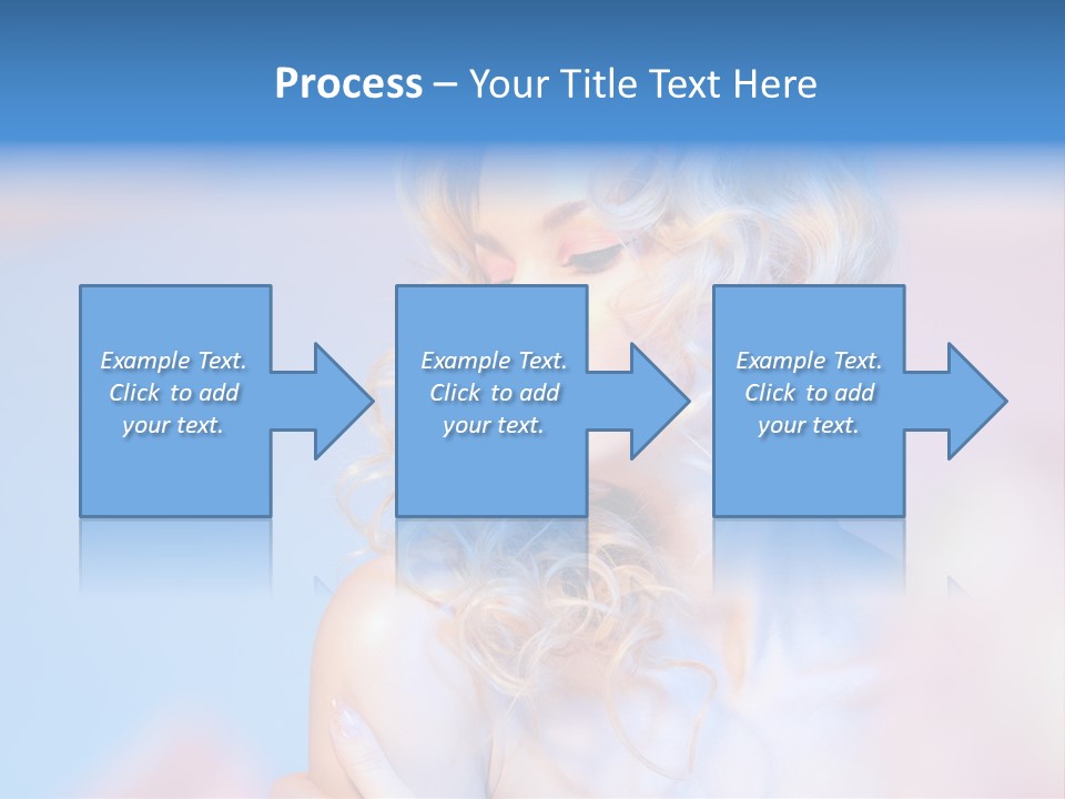Young Red Hand PowerPoint Template