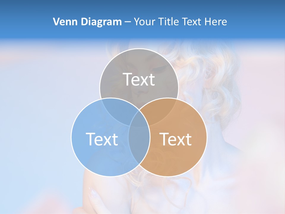 Young Red Hand PowerPoint Template