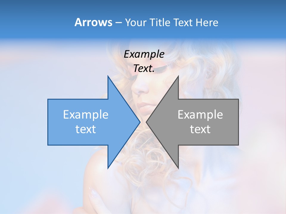 Young Red Hand PowerPoint Template