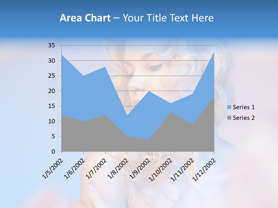 Young Red Hand PowerPoint Template