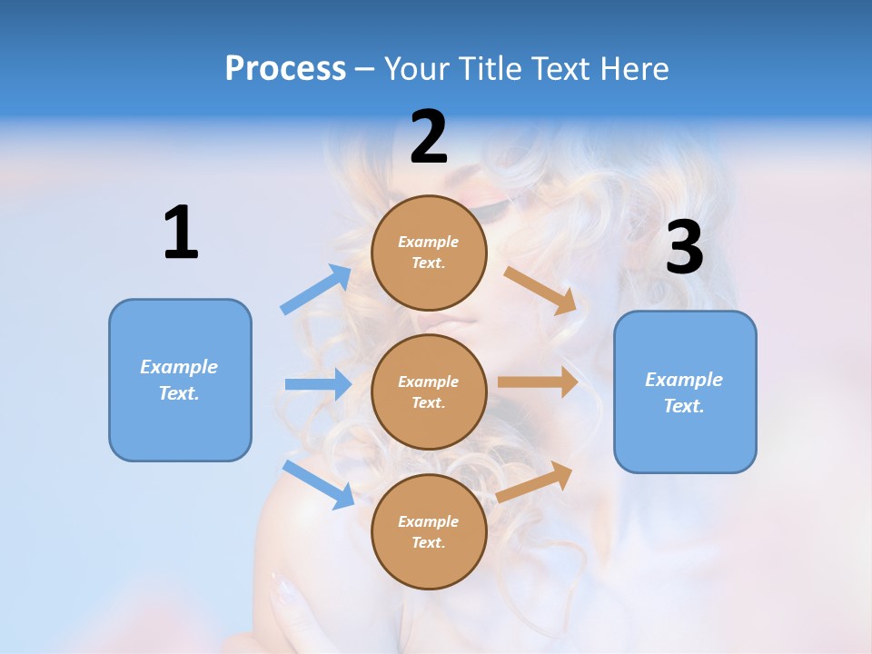 Young Red Hand PowerPoint Template