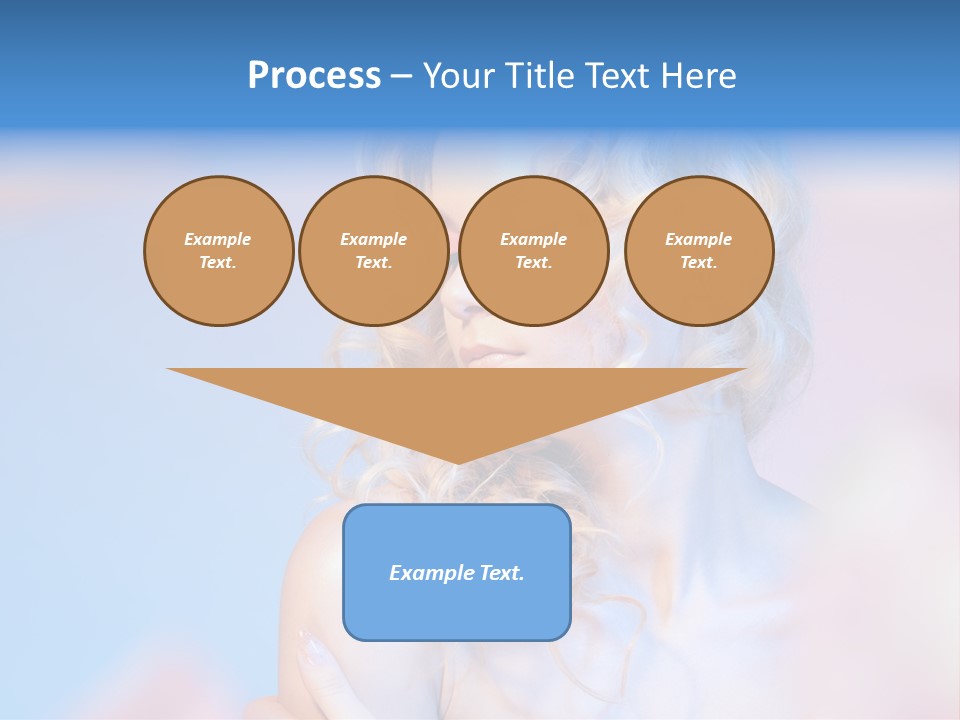 Young Red Hand PowerPoint Template