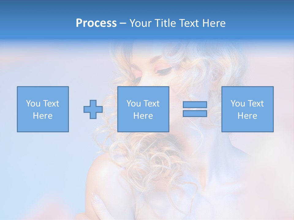 Young Red Hand PowerPoint Template