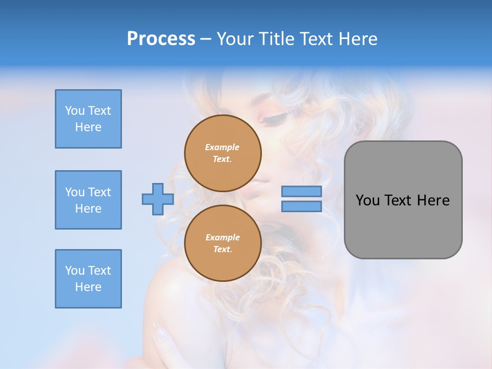 Young Red Hand PowerPoint Template