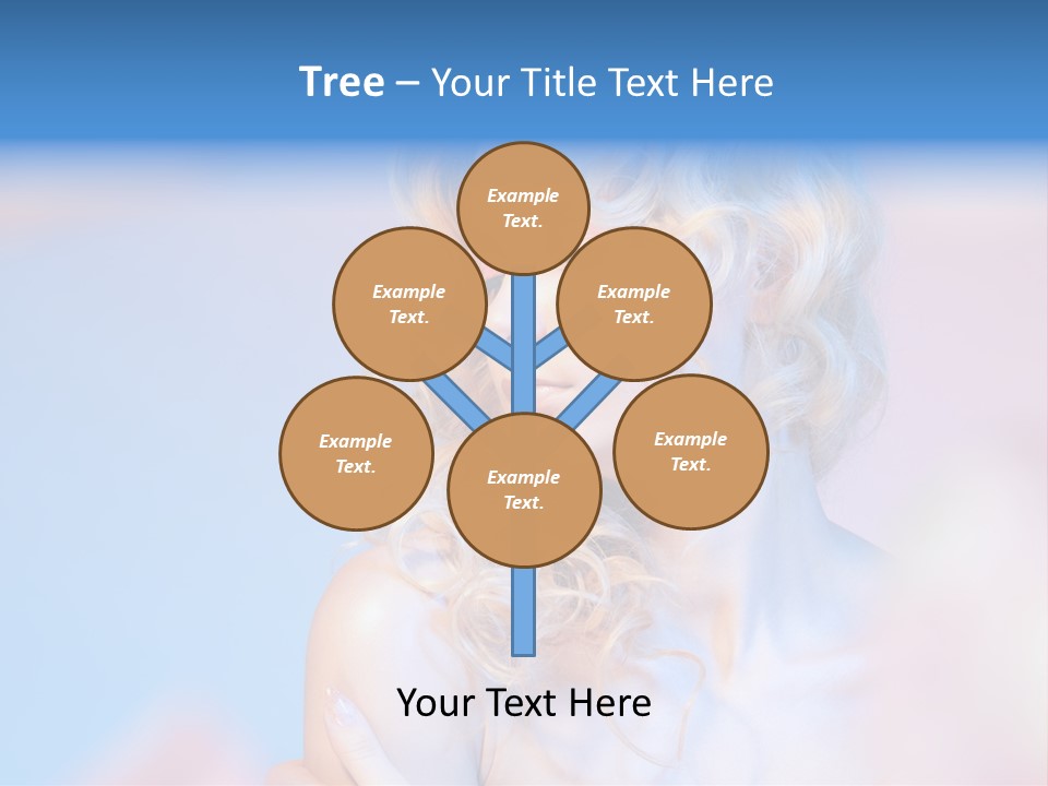 Young Red Hand PowerPoint Template