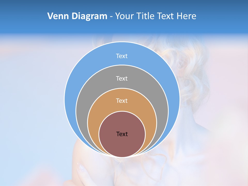 Young Red Hand PowerPoint Template