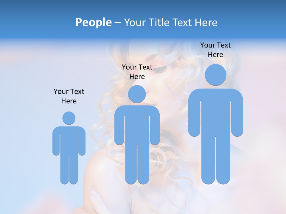 Young Red Hand PowerPoint Template