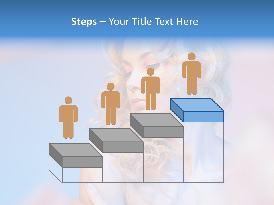 Young Red Hand PowerPoint Template