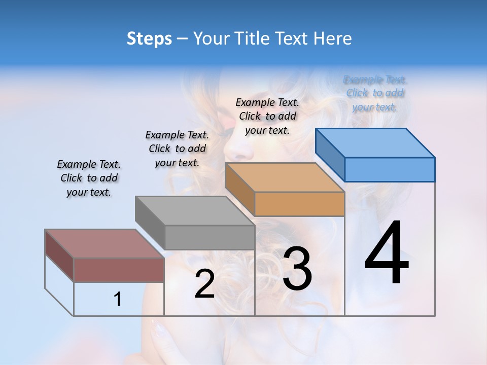 Young Red Hand PowerPoint Template