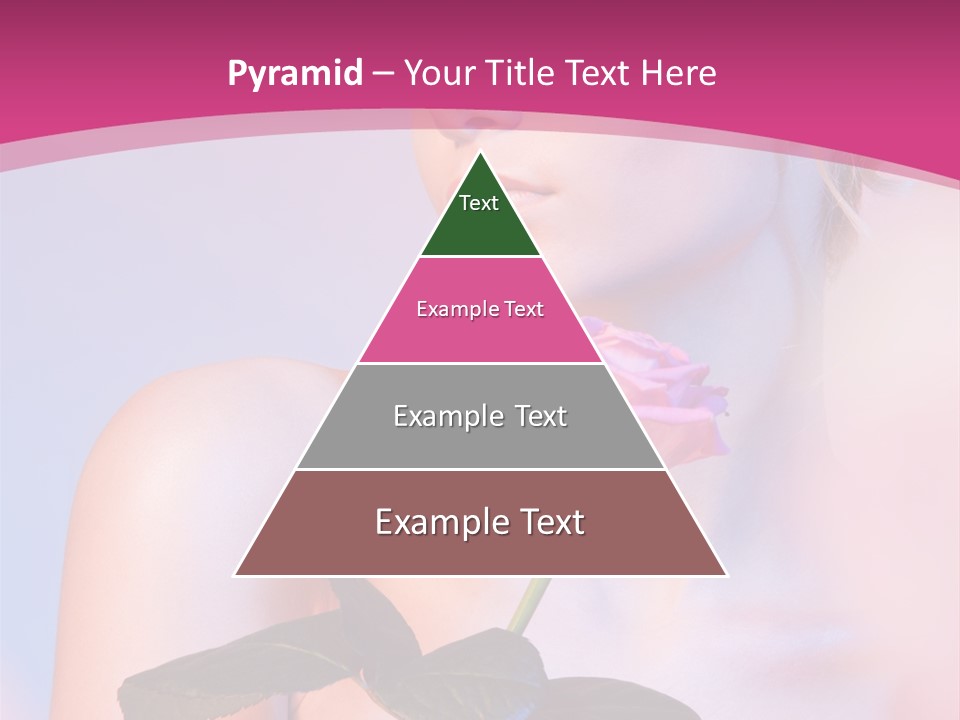 Caucasian Blond Blur PowerPoint Template