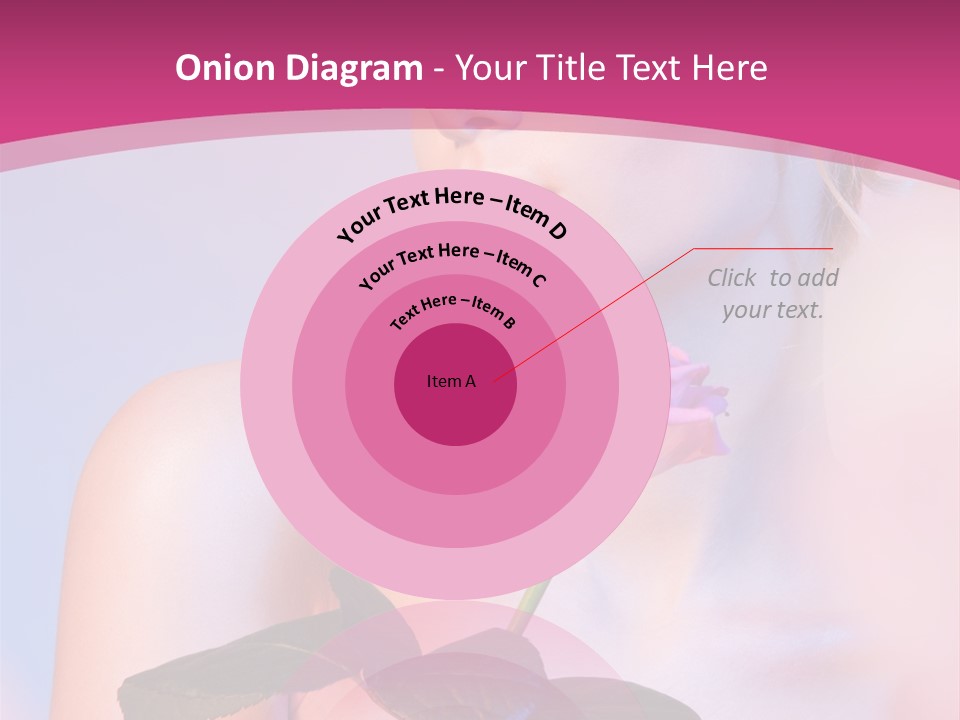 Caucasian Blond Blur PowerPoint Template