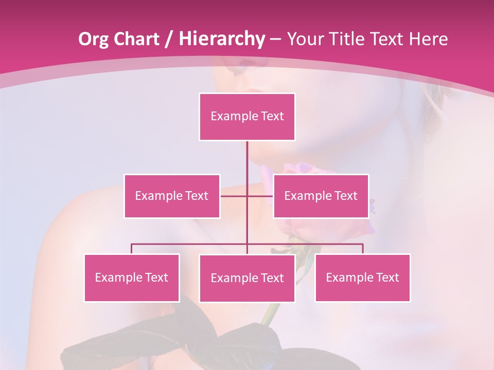 Caucasian Blond Blur PowerPoint Template