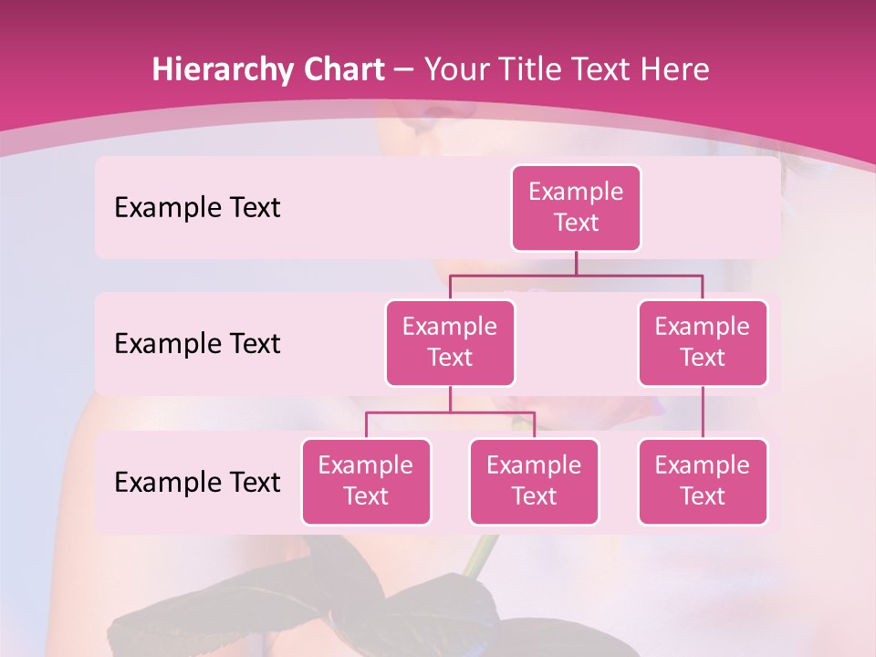 Caucasian Blond Blur PowerPoint Template