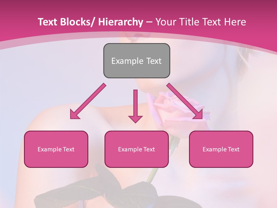 Caucasian Blond Blur PowerPoint Template