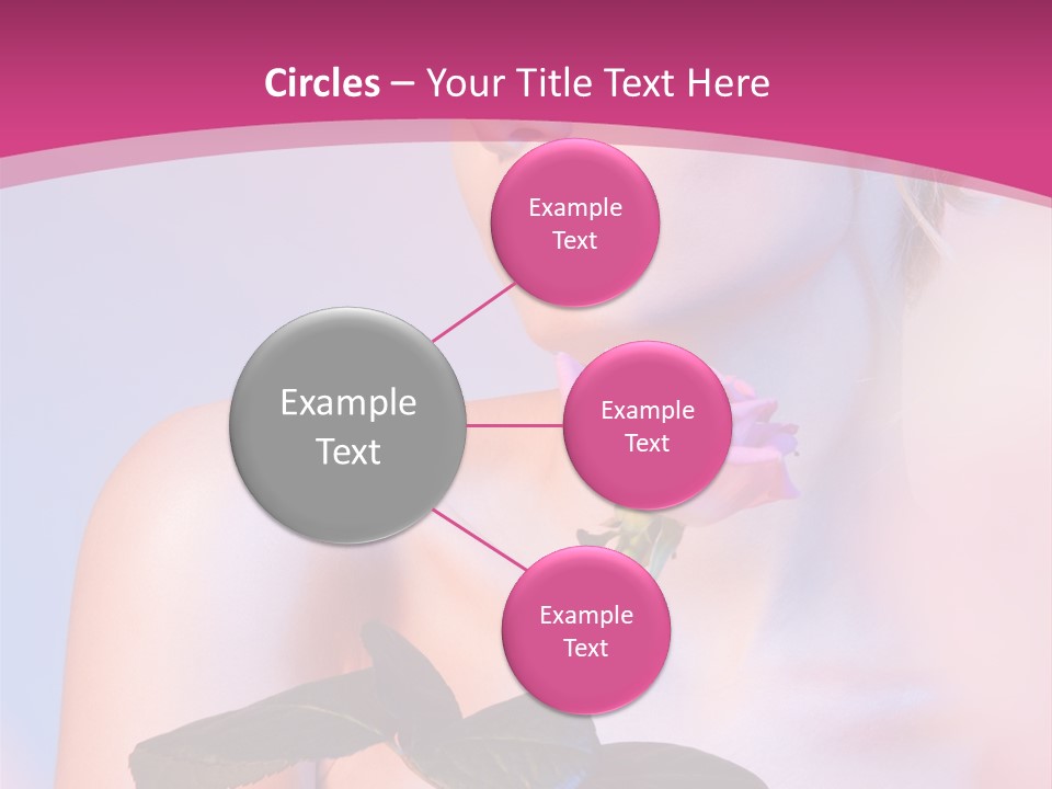 Caucasian Blond Blur PowerPoint Template