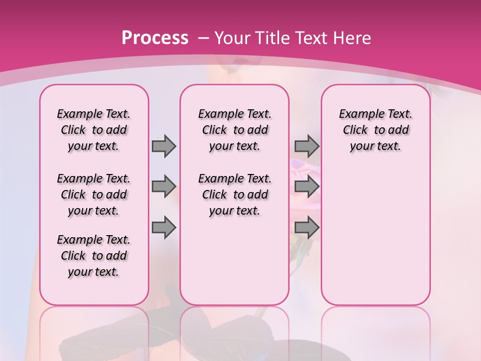 Caucasian Blond Blur PowerPoint Template