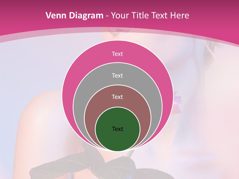 Caucasian Blond Blur PowerPoint Template