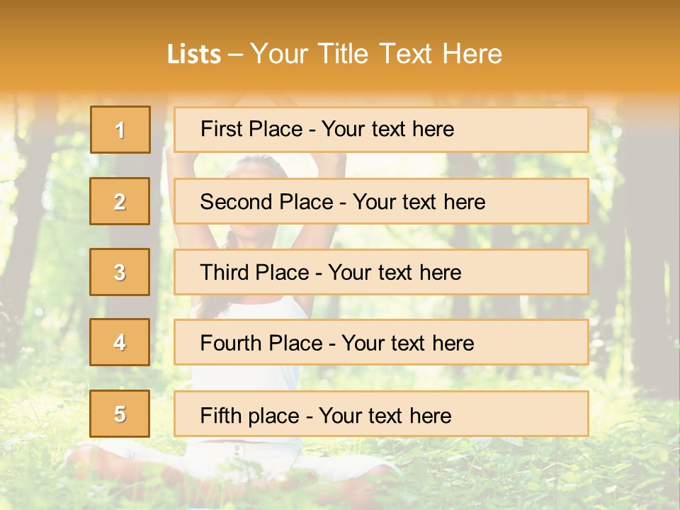 Diet Mental Outdoors PowerPoint Template
