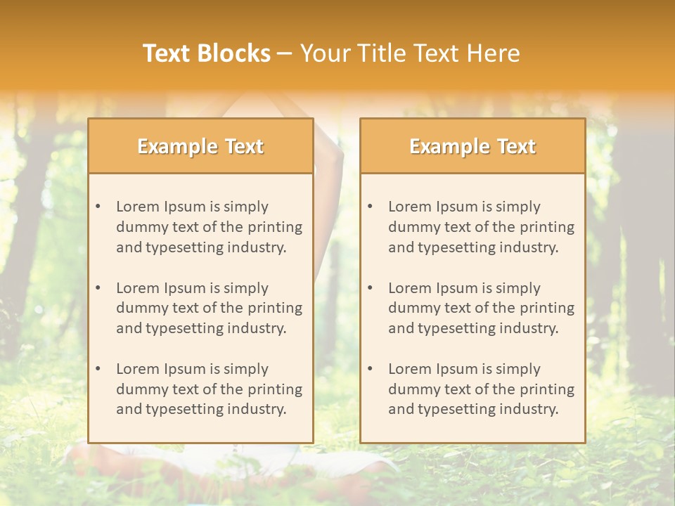 Diet Mental Outdoors PowerPoint Template