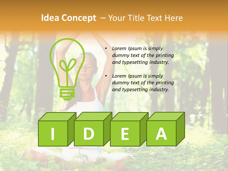 Diet Mental Outdoors PowerPoint Template