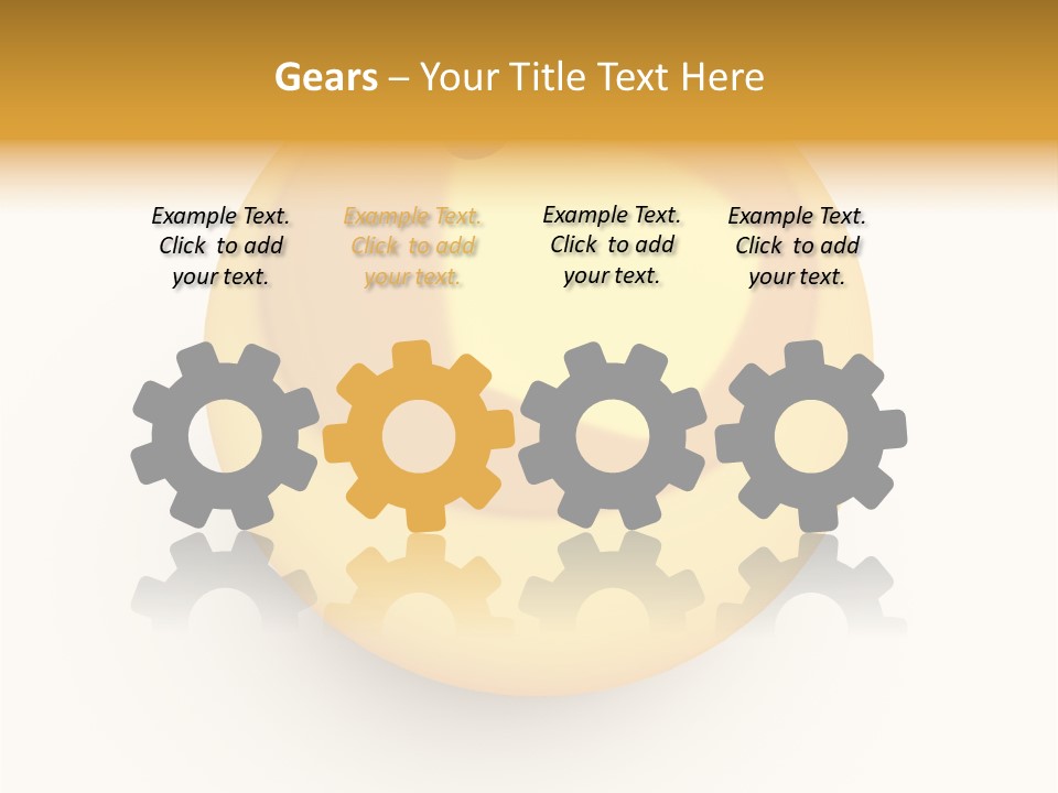 Metal Refraction Background PowerPoint Template