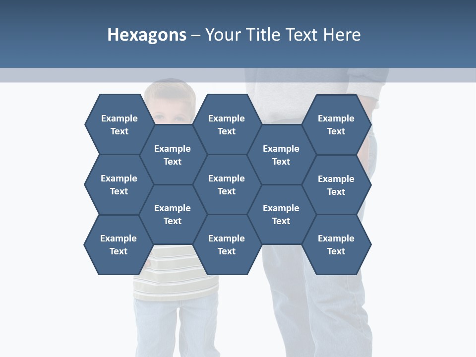 Casual Boy Bald PowerPoint Template