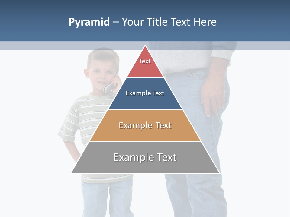 Casual Boy Bald PowerPoint Template