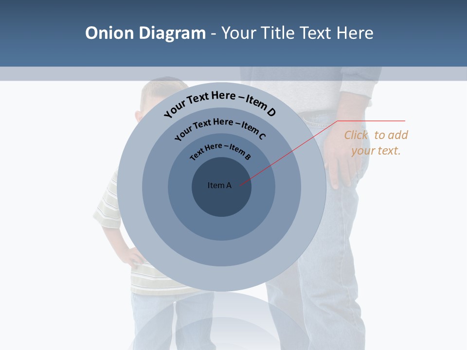 Casual Boy Bald PowerPoint Template