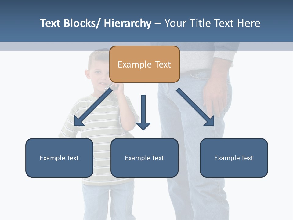 Casual Boy Bald PowerPoint Template