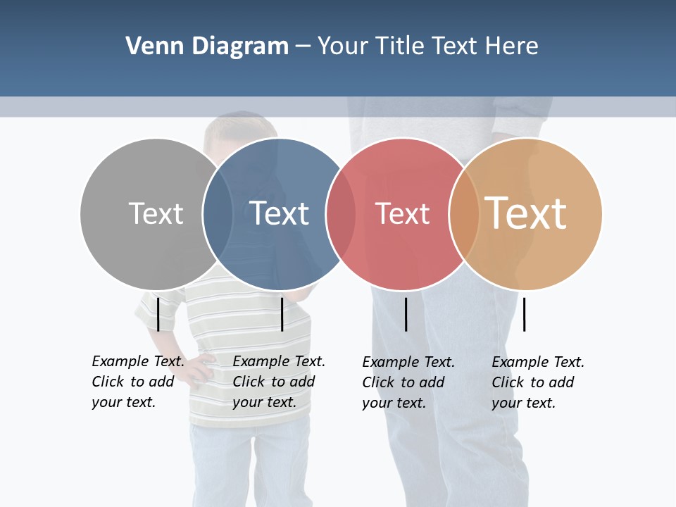 Casual Boy Bald PowerPoint Template
