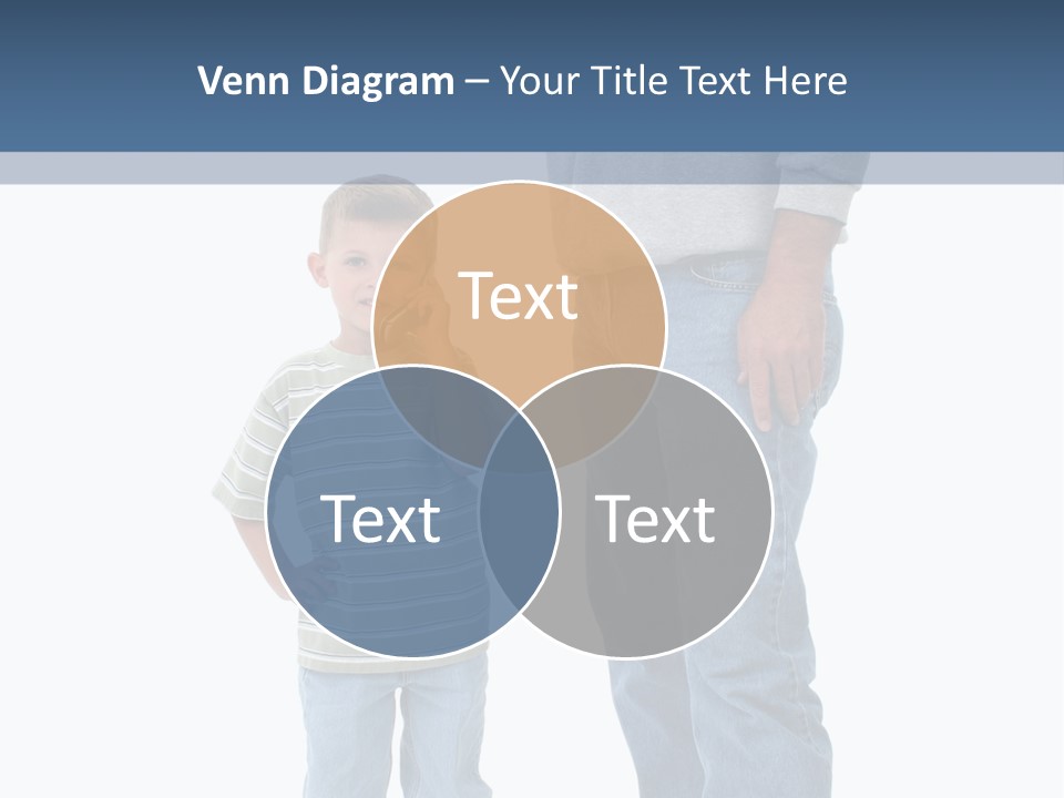 Casual Boy Bald PowerPoint Template