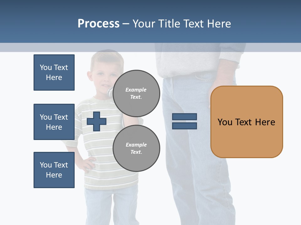 Casual Boy Bald PowerPoint Template