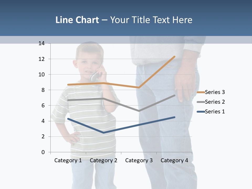 Casual Boy Bald PowerPoint Template