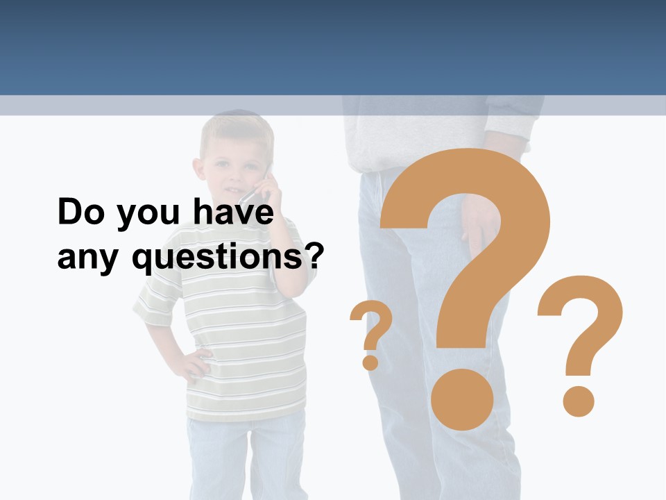 Casual Boy Bald PowerPoint Template