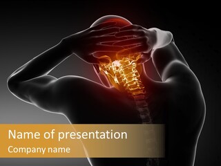 Torso Doctor Trauma PowerPoint Template