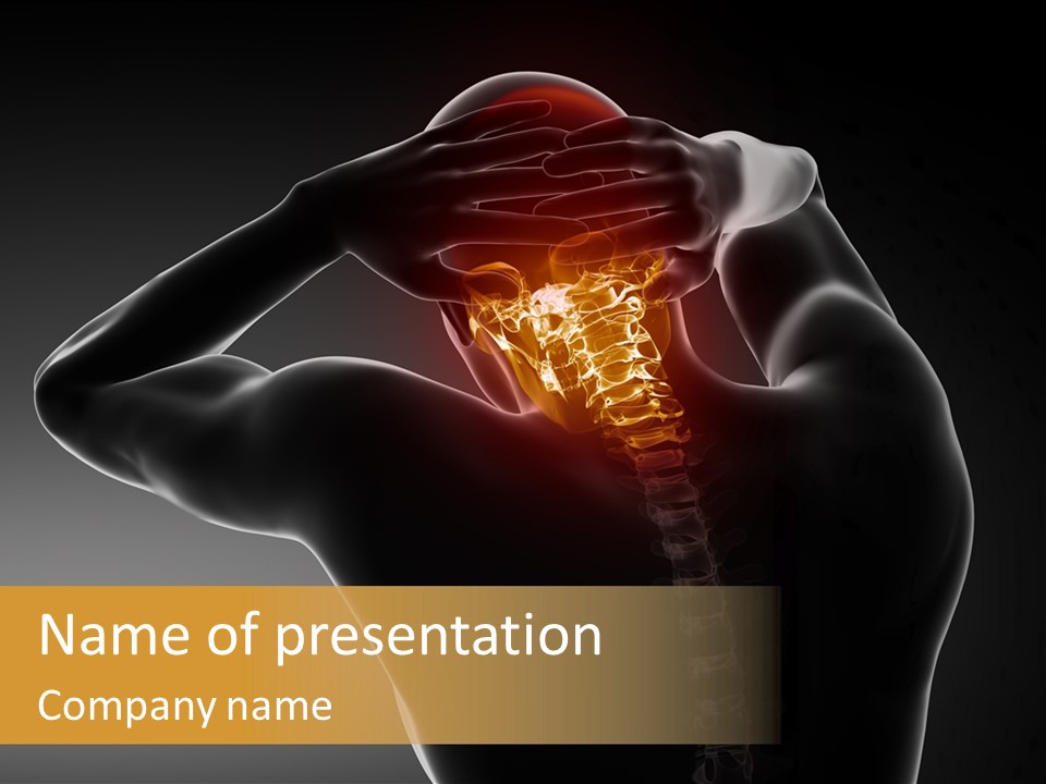 Torso Doctor Trauma PowerPoint Template