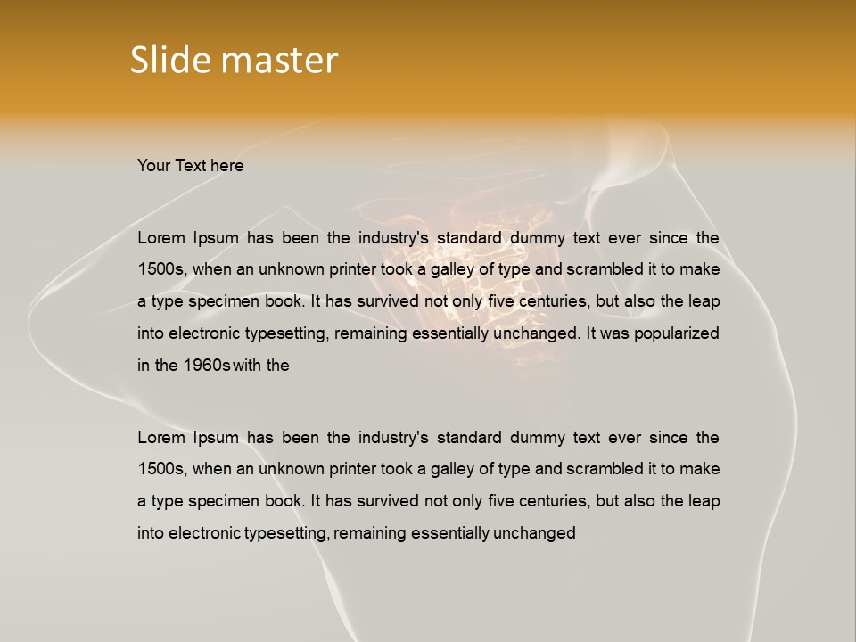 Torso Doctor Trauma PowerPoint Template